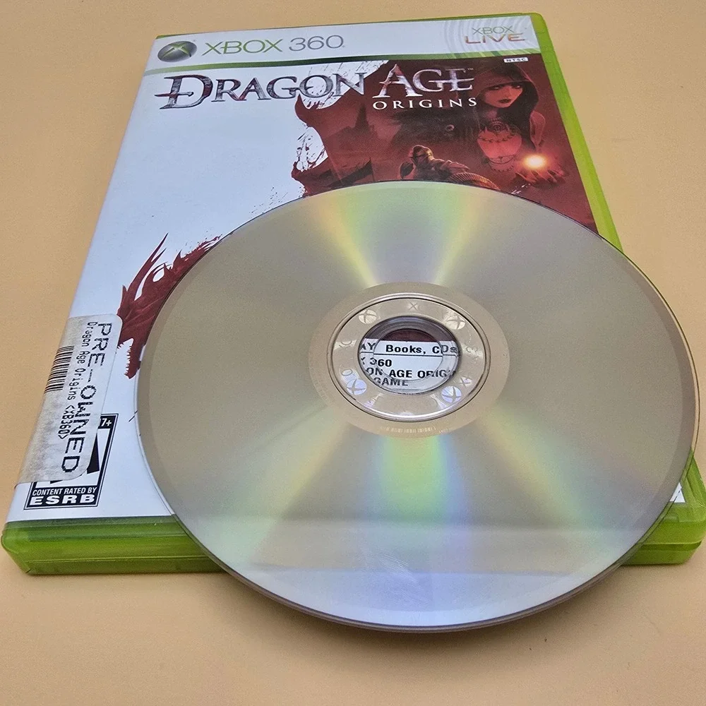 Dragon Age Origins Xbox 360 BioWare RPG Fantasy Game Complete with Manual